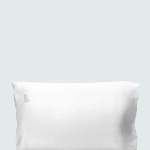 Silky Bamboo Pillowcase, Pearl White