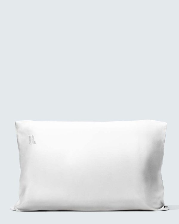 Silky Bamboo Pillowcase, Pearl White - 1 stk / 60x63 cm (Anbefalet størrelse i Danmark)