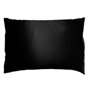 Soft Cloud Mulberry Silk Pillowcase Black 50x70 cm.