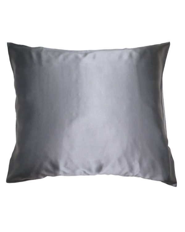 Soft Cloud Mulberry Silk Pillowcase Charcoal 60x63 cm.