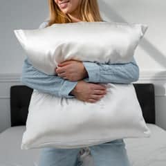 Hugged® Silke pudebetræk - Hvid 60x63 cm