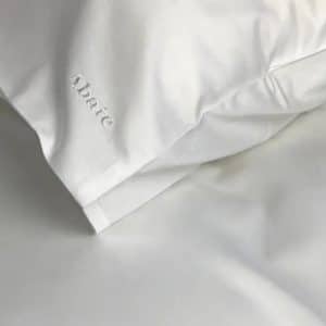 Abate sengesæt - 140x200 - hvid