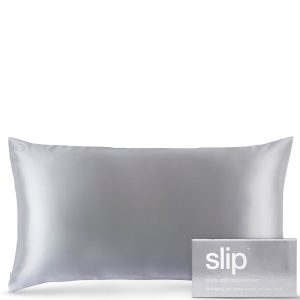 Slip Silk Pillowcase King (Various Colours) - Silver