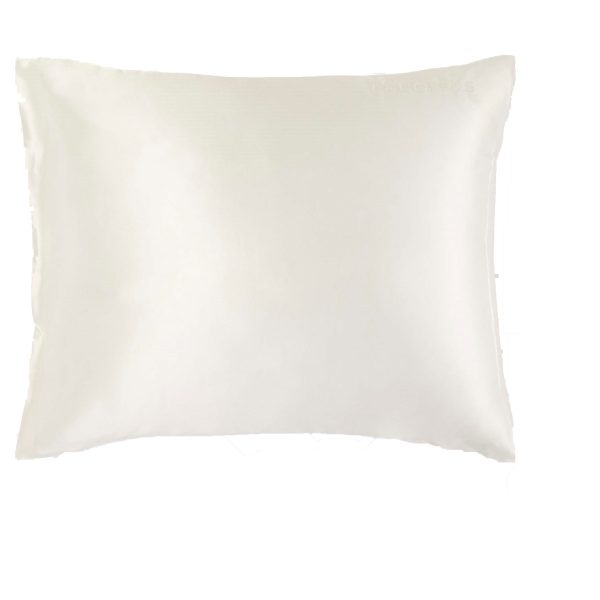 Lenoites Mulberry Silk Pillowcase 50x60 cm White