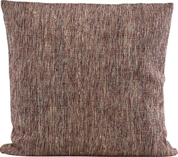 House Doctor Riti pudebetræk 50x50 cm bordeaux akryl silke polyester bomuld
